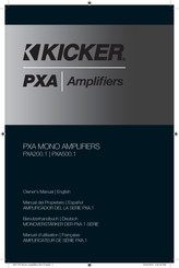 Kicker PXA-Serie Montageanleitung