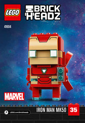 LEGO BrickHeadz MARVEL IRON MAN MK50 Montageanleitung
