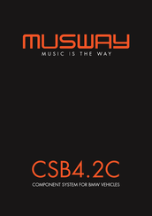 Musway CSB4.2C Bedienungsanleitung