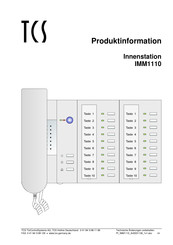 TCS IMM1110 Produktinformation
