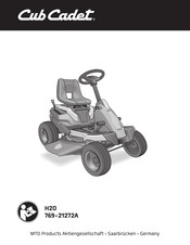Cub Cadet H20 Originalbetriebsanleitung