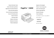 Konica Minolta PagePro 1400W Allgemeines Informationshandbuch