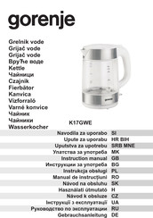 Gorenje K17GWE Gebrauchsanleitung