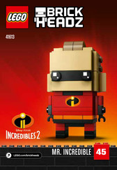 LEGO BRICK HEADZ MR. INCREDIBLE Montageanleitung