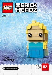LEGO BRICK HEADZ Disney ELSA Montageanleitung
