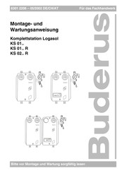 Buderus Logasol KS0110 Montage- Und Wartungsanweisung