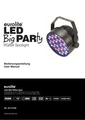 EuroLite Big PARTY Bedienungsanleitung