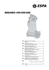 Espa DRAINEX 600 Gebrauchsanweisung