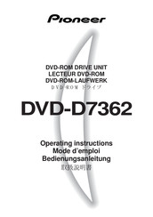 Pioneer DVD-D7362 Bedienungsanleitung