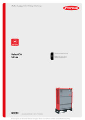 Fronius SelectION 30 Bedienungsanleitung