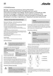 steute ZS 80 Montage- Und Anschlussanleitung