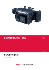 Pfeiffer Vacuum HENA 301 K Betriebsanleitung