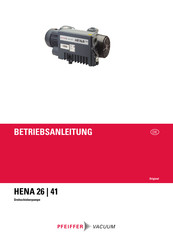 Pfeiffer Vacuum HENA 26 Betriebsanleitung