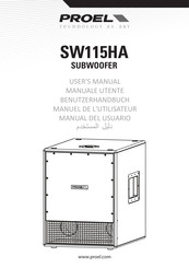 Proel SW115HA Benutzerhandbuch