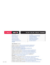 Timex IRONMAN TRANSIT Benutzerhandbuch