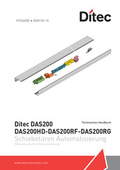 DITEC DAS200 Serie Technisches Handbuch