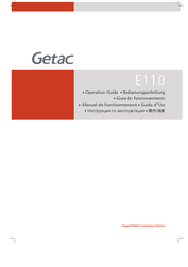 Getac E110 Bedienungsanleitung