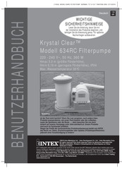 Intex Krystal Clear 634RC Benutzerhandbuch