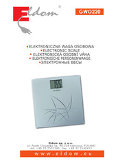 Eldom GWO220 Bedienungsanleitung