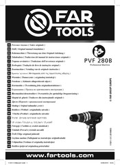 Far Tools PVF 280B Übersetzung Aus Dem Original-Anleitung