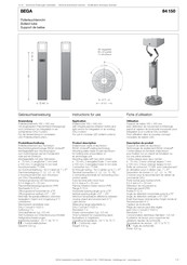 Bega 84 150 Gebrauchsanweisung