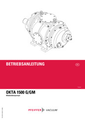 Pfeiffer Vacuum OKTA 1500 GM Betriebsanleitung