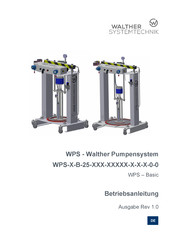 Walther Systemtechnik WPS-X-B-25-Serie Betriebsanleitung