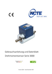 NCTE 3000-100 Gebrauchsanleitung Und Datenblatt