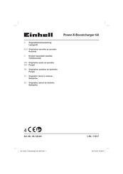 EINHELL Power-X-Boostcharger 6A Originalbetriebsanleitung