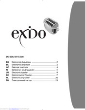 Exido 243-021 Handbuch