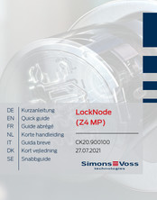 Simons Voss Technologies LockNode MP Z4 Kurzanleitung