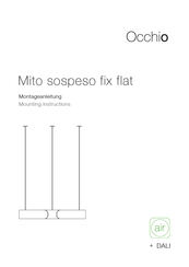 Occhio Mito sospeso fix flat Serie Montageanleitung