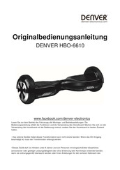 Denver HBO-6610 Original Bedienungsanleitung