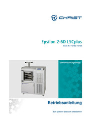 Christ Epsilon 2-6D LSCplus Betriebsanleitung
