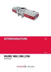 Pfeiffer Vacuum HiLobe 1004 H Betriebsanleitung