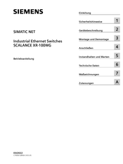 Siemens SCALANCE XR-100WG Betriebsanleitung