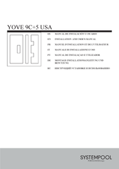 SYSTEMPOOL YOVE 9C Montage-, Installationsanleitung Und Benutzung