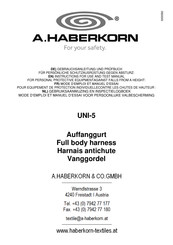A.HABERKORN UNI-5 2.0 Gebrauchsanleitung Und Prüfbuch