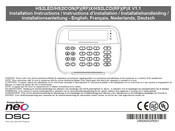 DSC HS2LCDPX Installationsanleitung