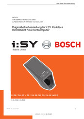 Bosch i:SY E5 ZR F DI2 Originalbetriebsanleitung