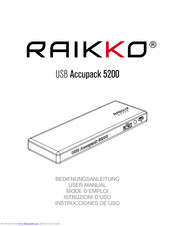 Raikko Accupack 5200 Bedienungsanleitung