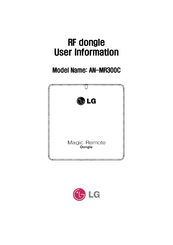 LG Magic Remote AN-MR300C Bedienungsanleitung