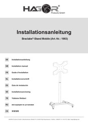 HAGOR Braclabs-Stand Mobile Installationsanleitung