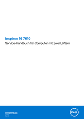 Dell Inspiron 16 7610 Servicehandbuch