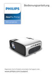 Philips NeoPix Prime NPX540 Bedienungsanleitung