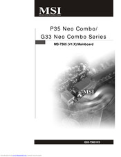 MSI G33 Neo Serie Benutzerhandbuch