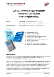 Switrace LOG-IC 360-Serie Bedienungsanleitung