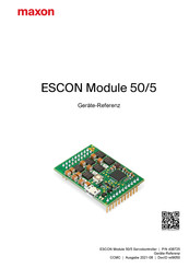 Maxon ESCON Module 50/5 Geräte-Referenz
