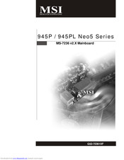 MSI 945PL Neo5 Serie Bedienungsanleitung