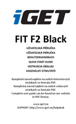 Iget FIT F2 Black Benutzerhandbuch